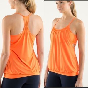 Lululemon No Limits Tank Orange🧘🏻‍♀️Size 8